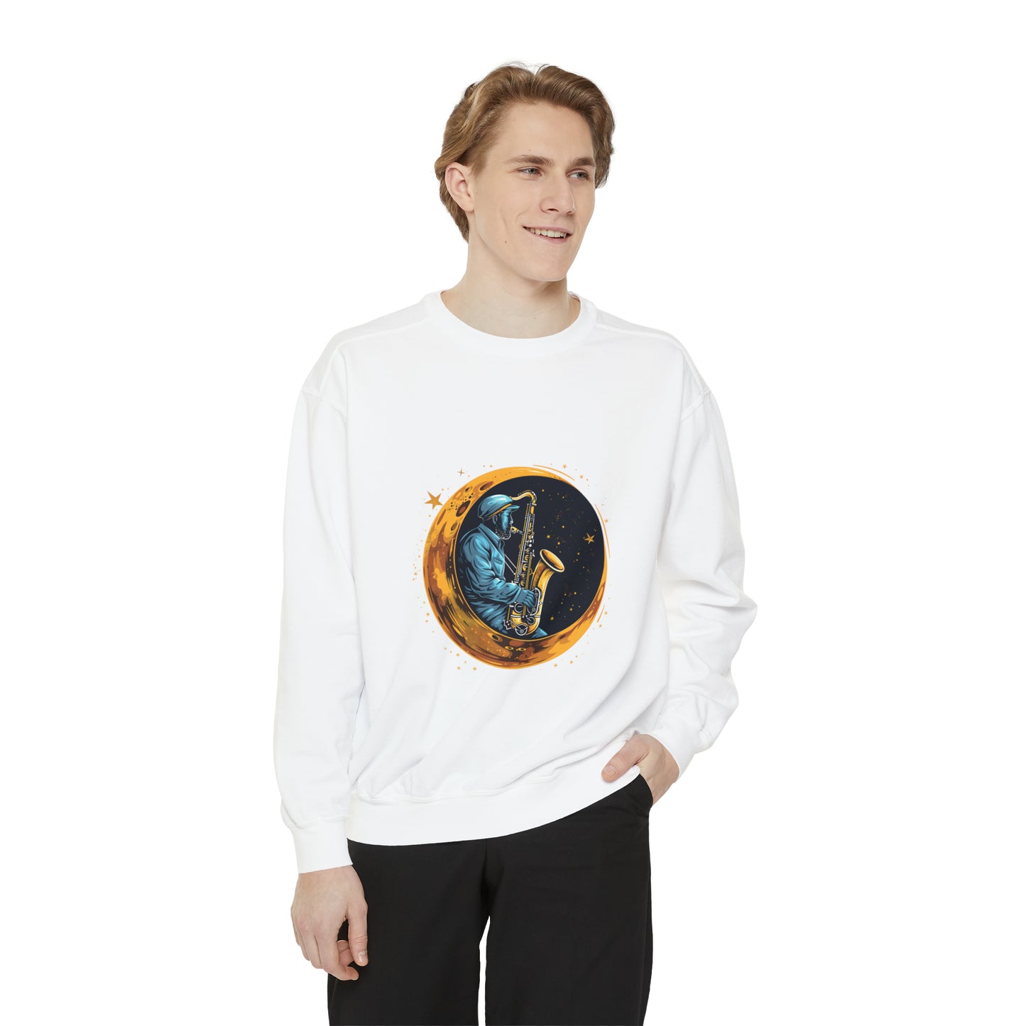 Lunar Gateway Astronaut Crewneck Sweatshirt | Unisex Garment-Dyed Sweatshirt