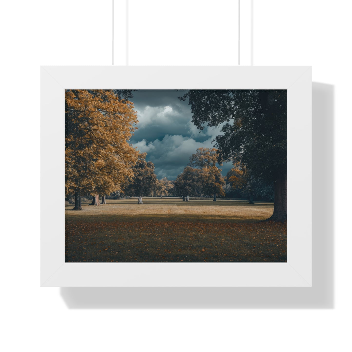 Autumn Whisper - Serene Landscape Art Frame | Framed Horizontal Poster