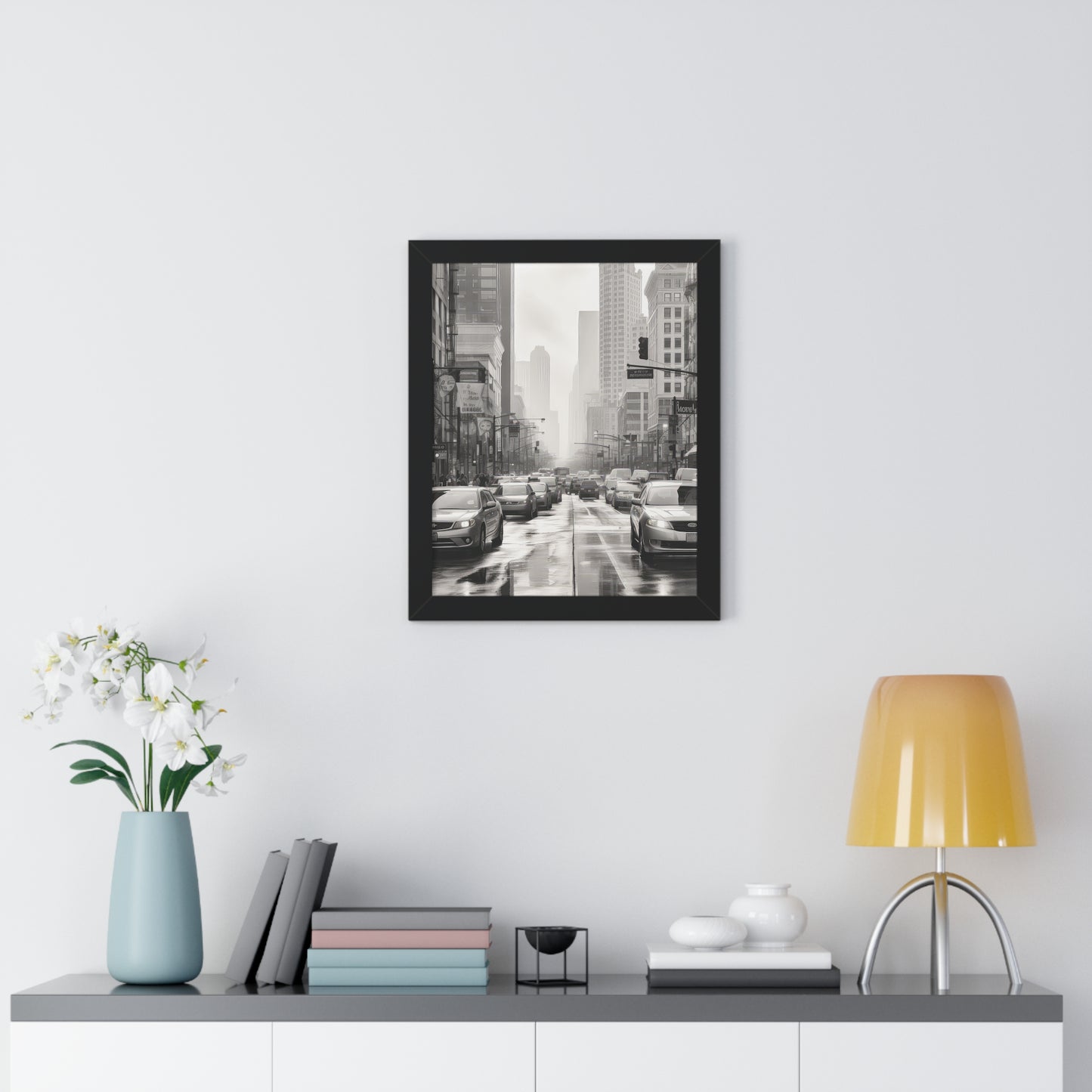 Urban Pulse - The Cityscape Collection - Framed Vertical Poster