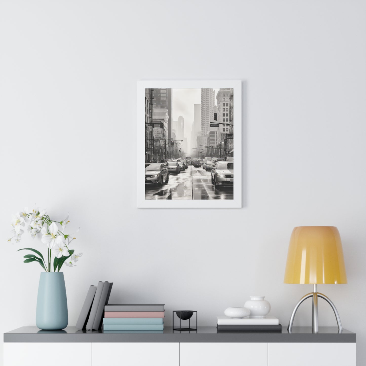 Urban Pulse - The Cityscape Collection - Framed Vertical Poster
