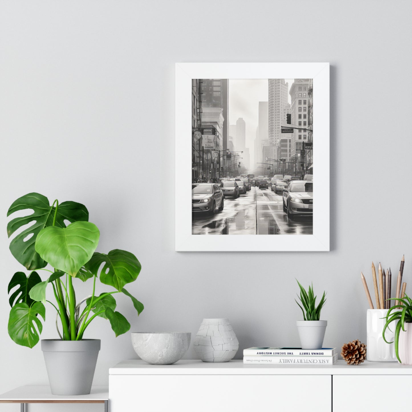 Urban Pulse - The Cityscape Collection - Framed Vertical Poster