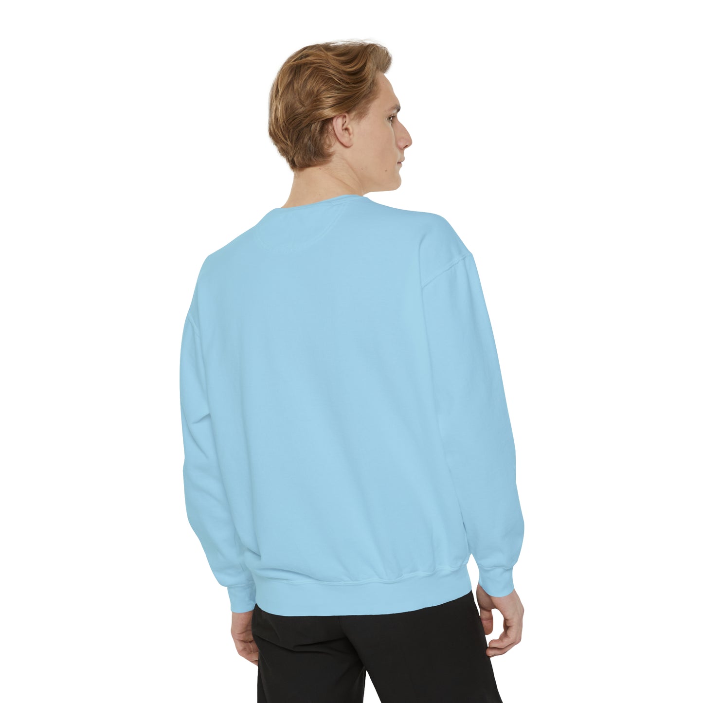 Oceanic Surfer Wave Crewneck Sweatshirt | Unisex Garment-Dyed Sweatshirt