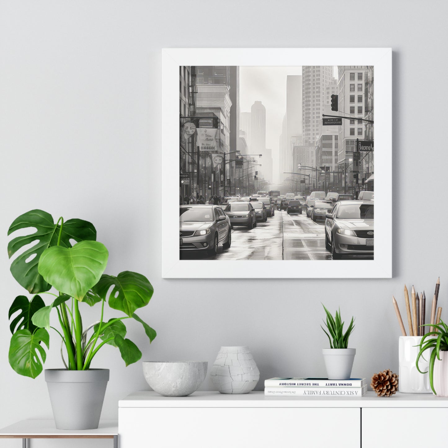 Urban Pulse - The Cityscape Collection - Framed Vertical Poster