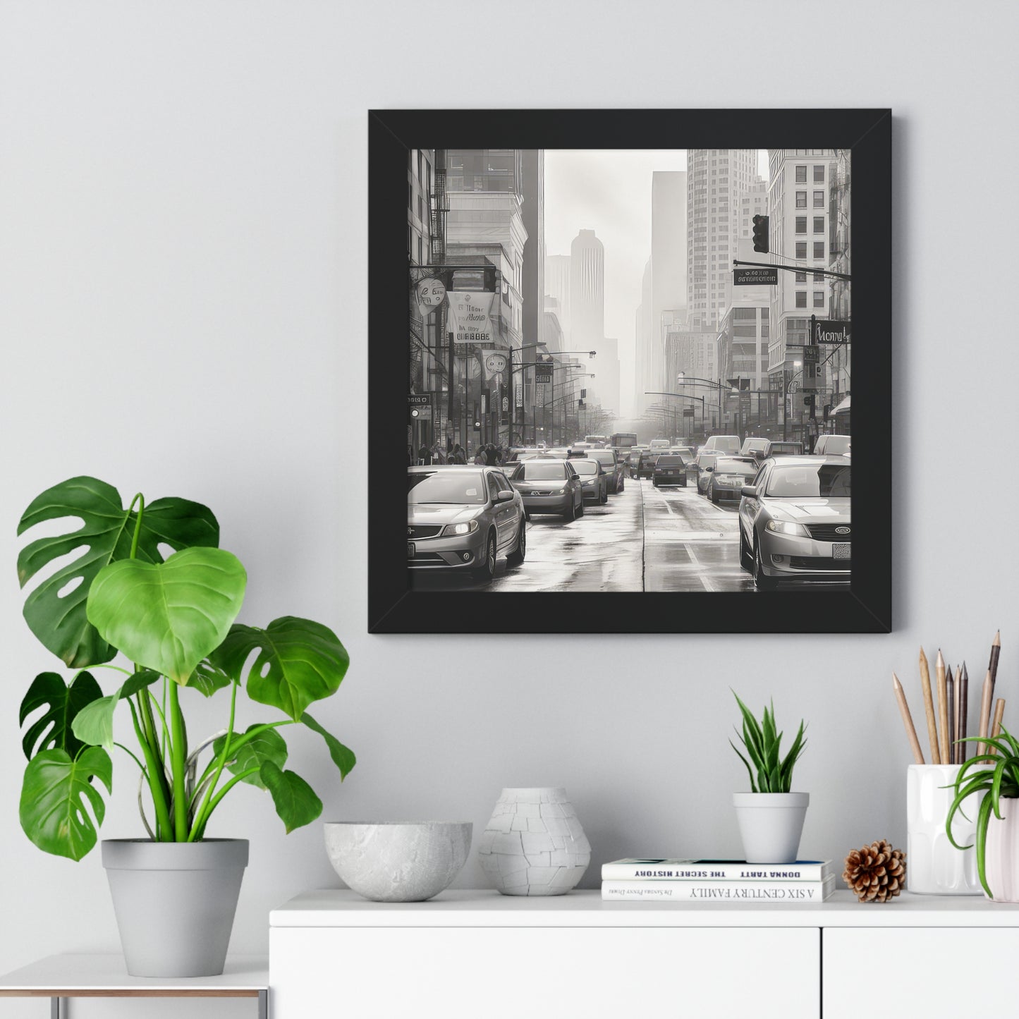 Urban Pulse - The Cityscape Collection - Framed Vertical Poster