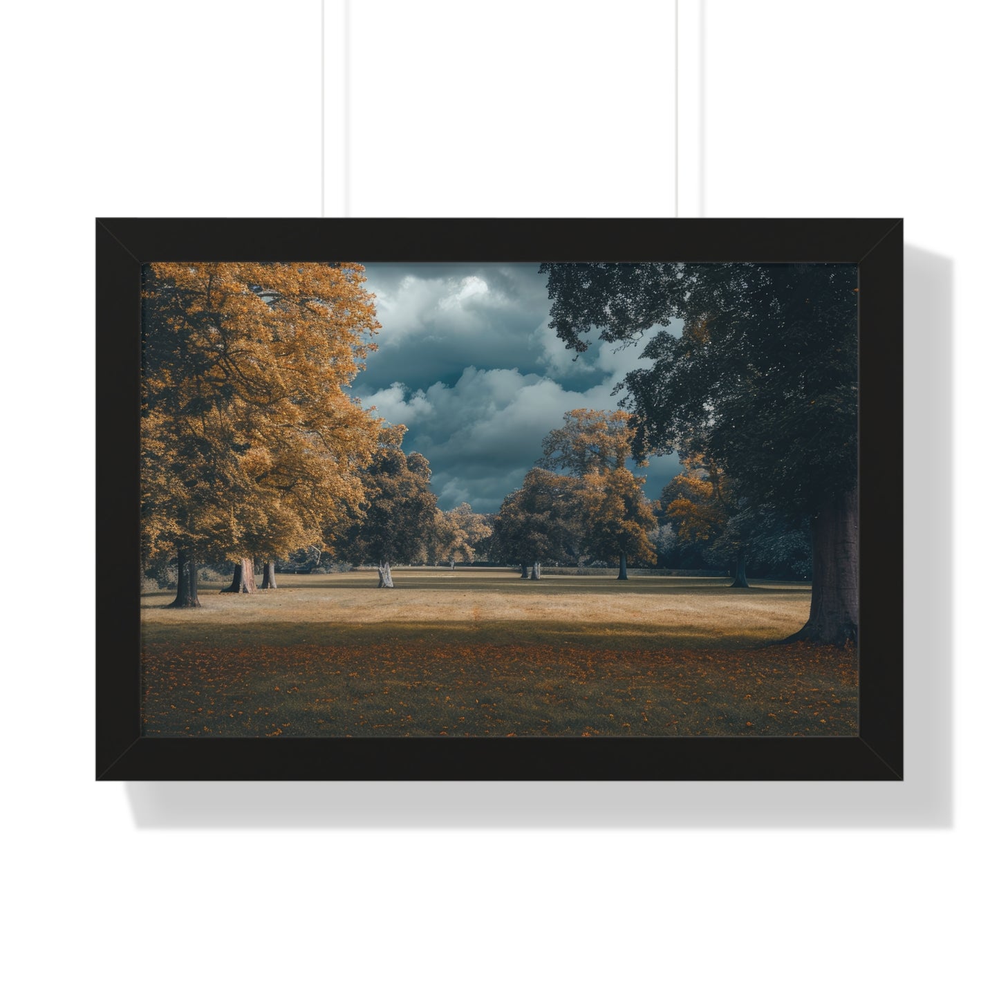 Autumn Whisper - Serene Landscape Art Frame | Framed Horizontal Poster