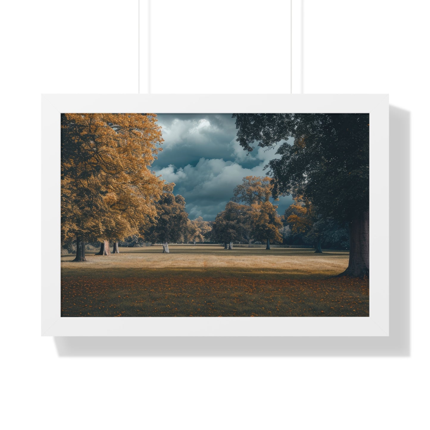 Autumn Whisper - Serene Landscape Art Frame | Framed Horizontal Poster
