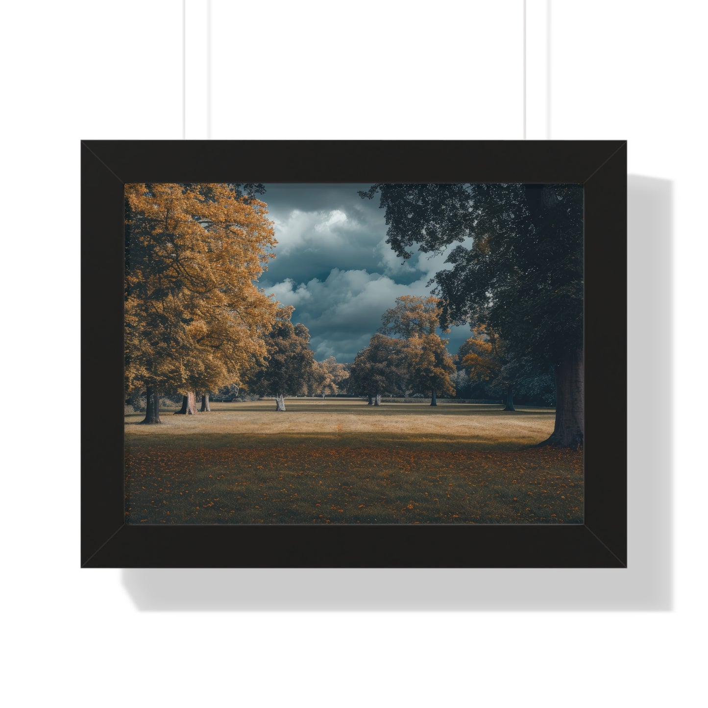 Autumn Whisper - Serene Landscape Art Frame | Framed Horizontal Poster
