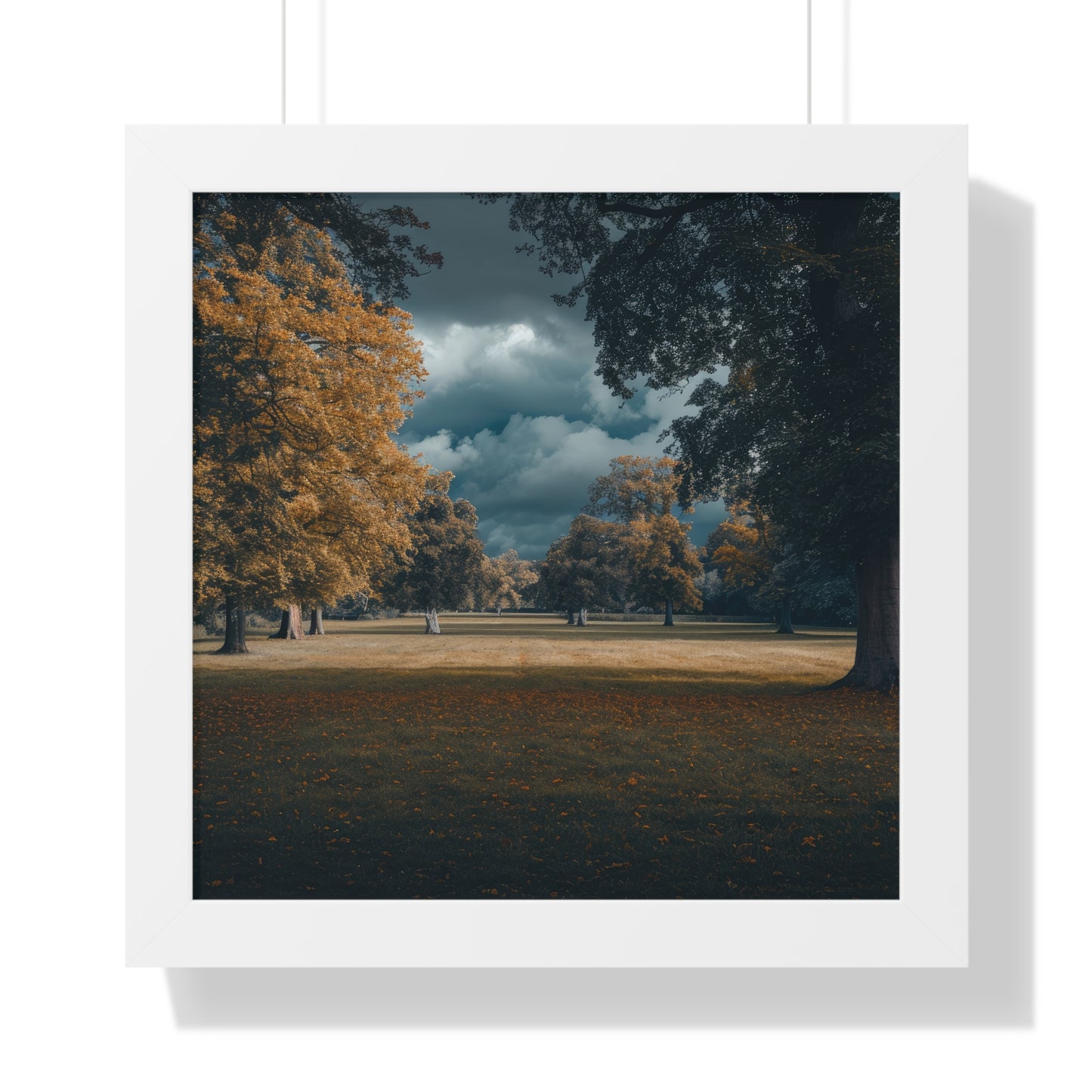 Autumn Whisper - Serene Landscape Art Frame | Framed Horizontal Poster