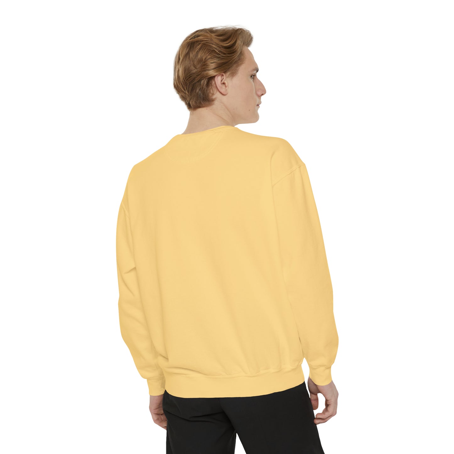 Cosmic Spaceman Crewneck Sweatshirt | Unisex Garment-Dyed Sweatshirt