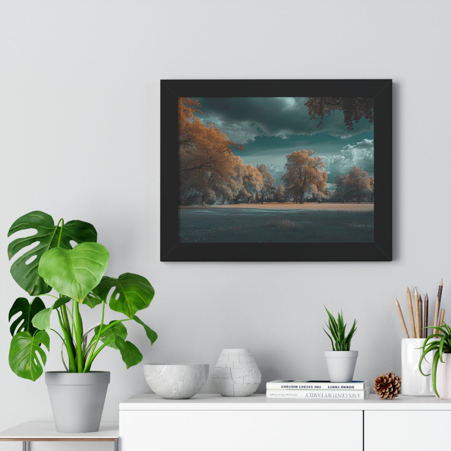 Whispers of Autumn - Enchanted Park Art Frame | Framed Horizontal Poster