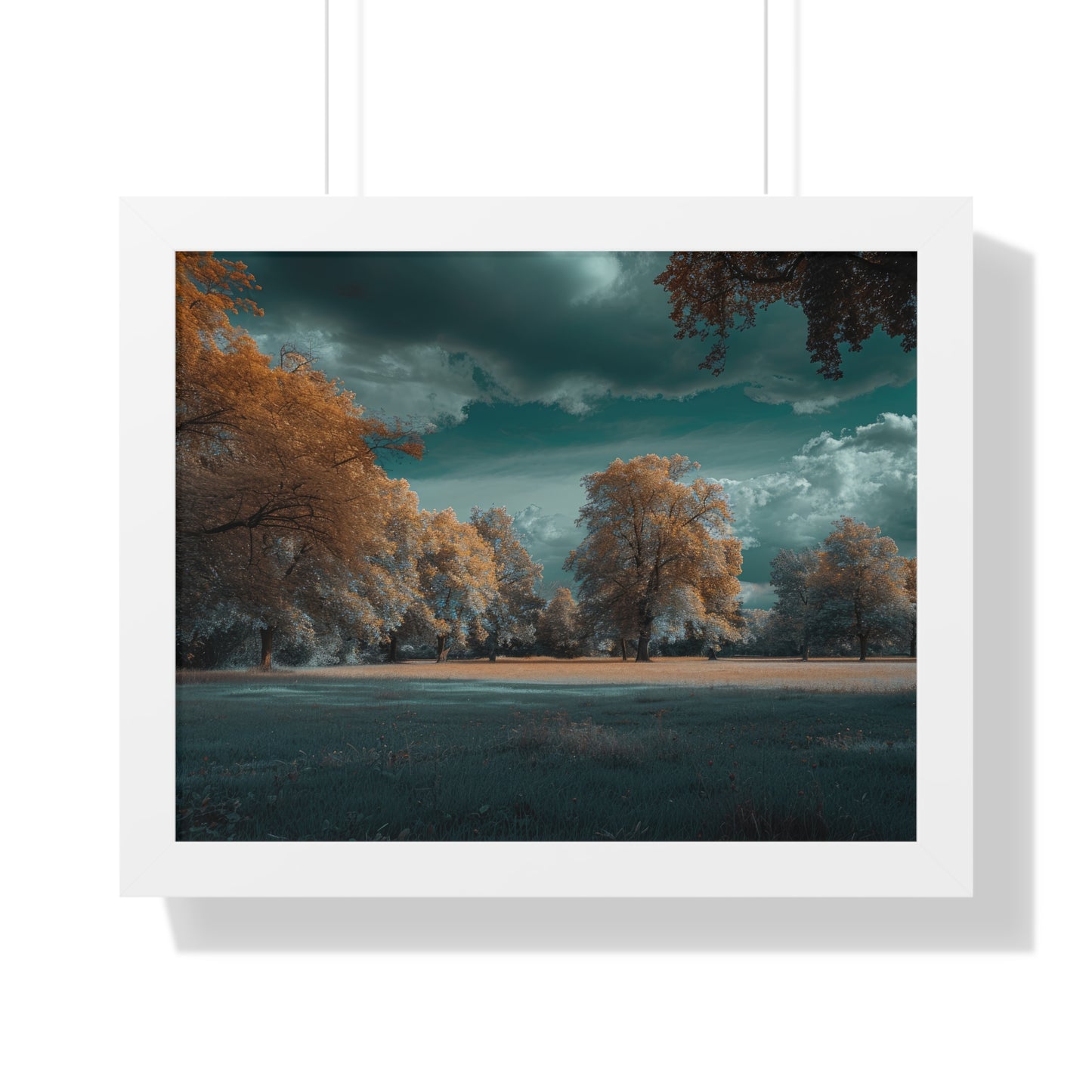 Whispers of Autumn - Enchanted Park Art Frame | Framed Horizontal Poster