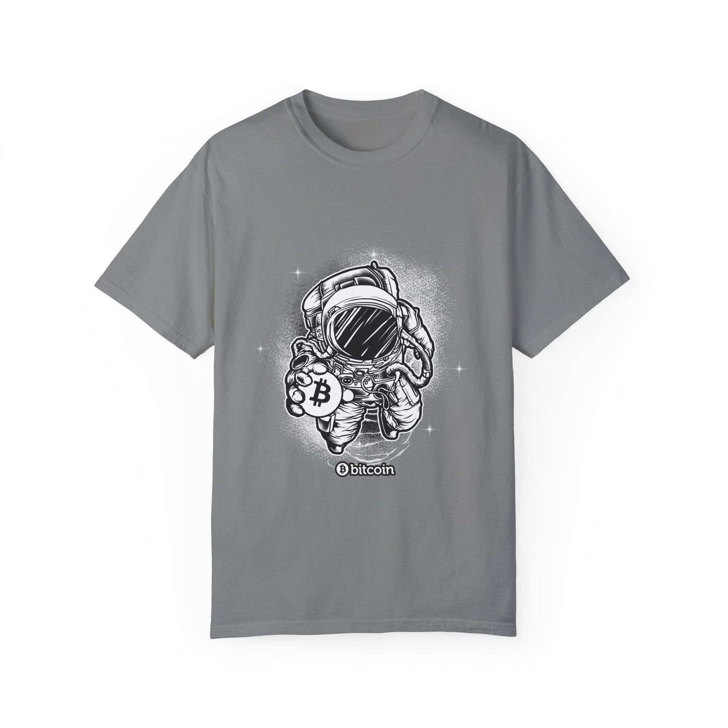 Cryptocurrency Astronaut Graphic Tee | Navy Crypto Space T-Shirt | XCalibre Designs