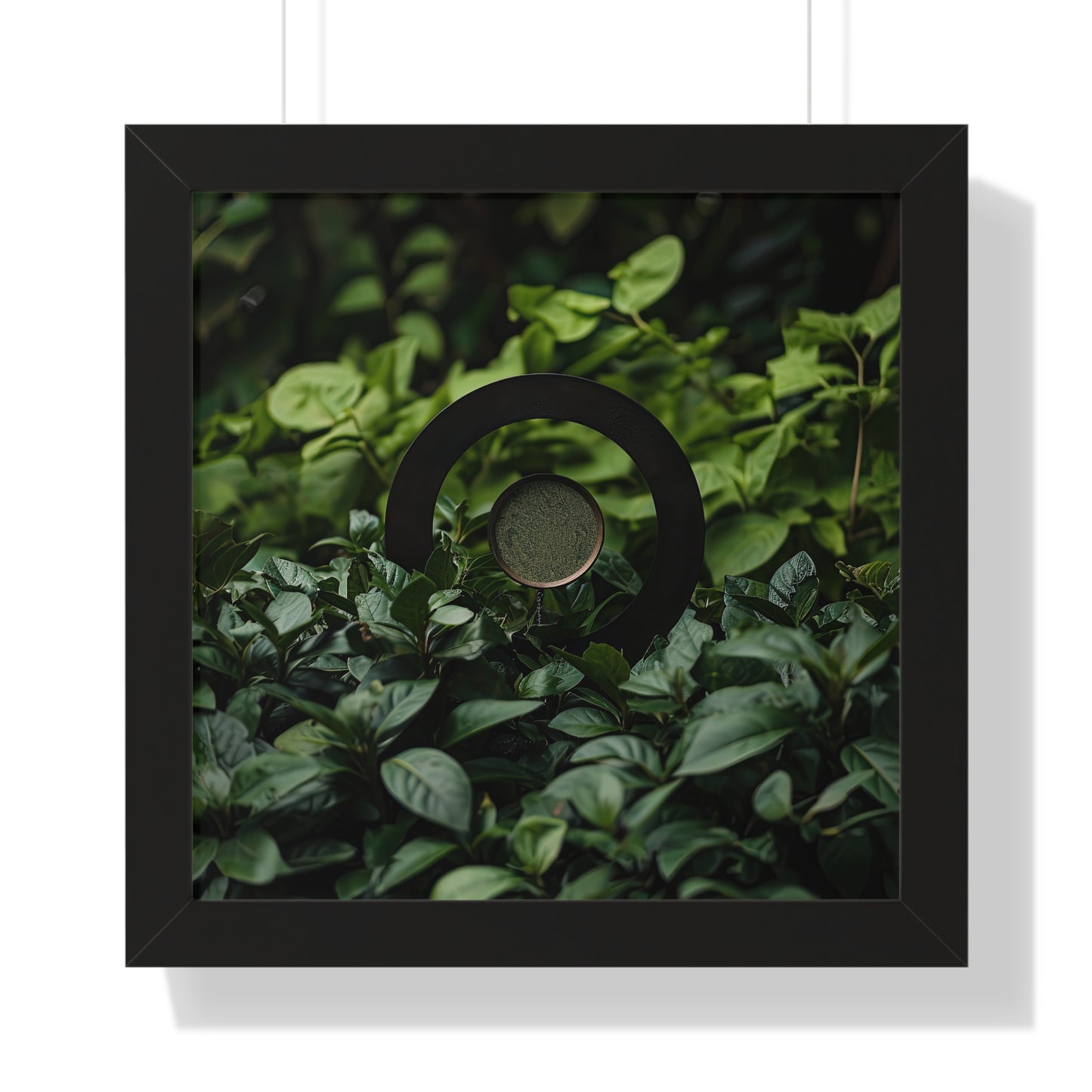 Nature's Timepiece - Contemporary Gnomon Art Frame | Framed Horizontal Poster