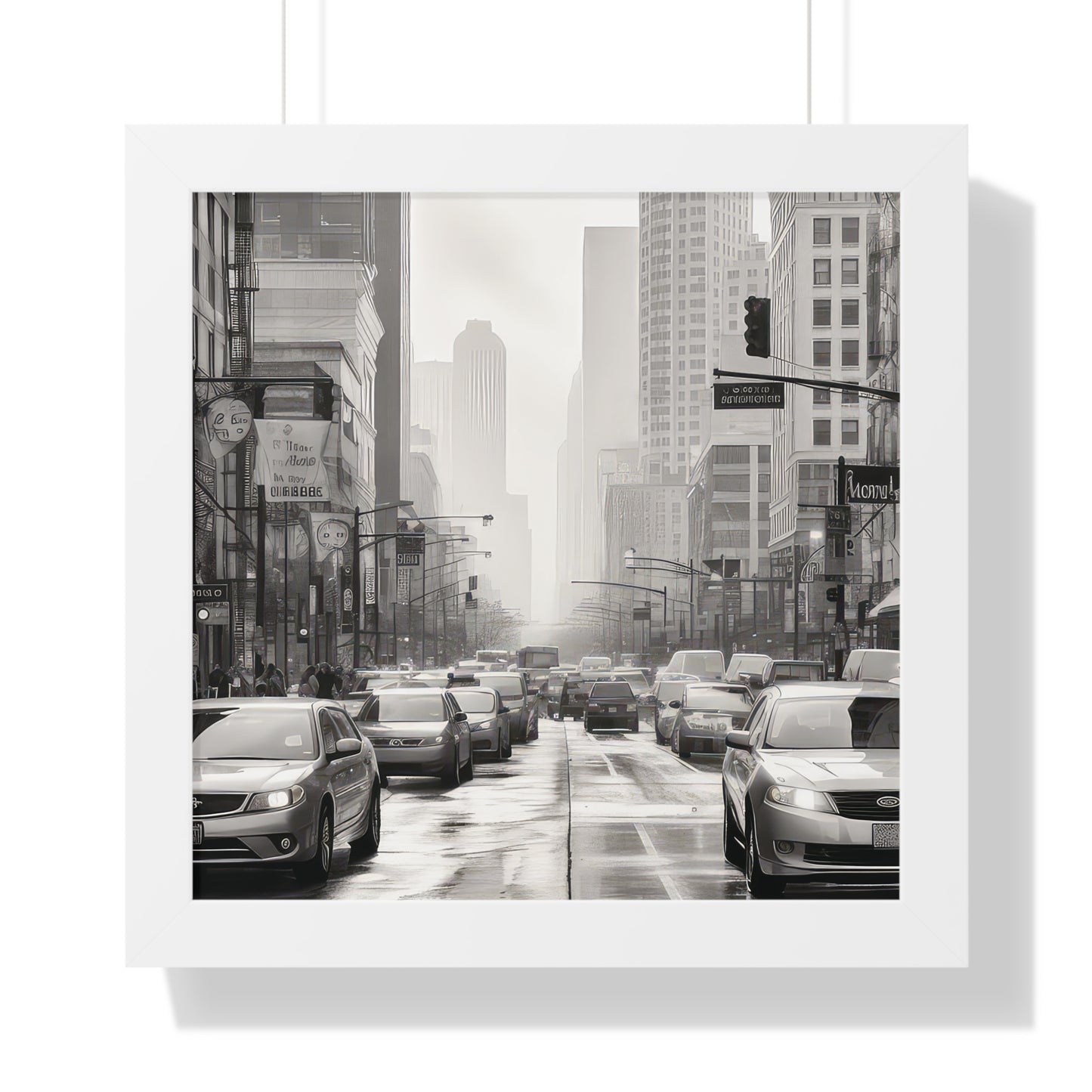 Urban Pulse - The Cityscape Collection - Framed Vertical Poster