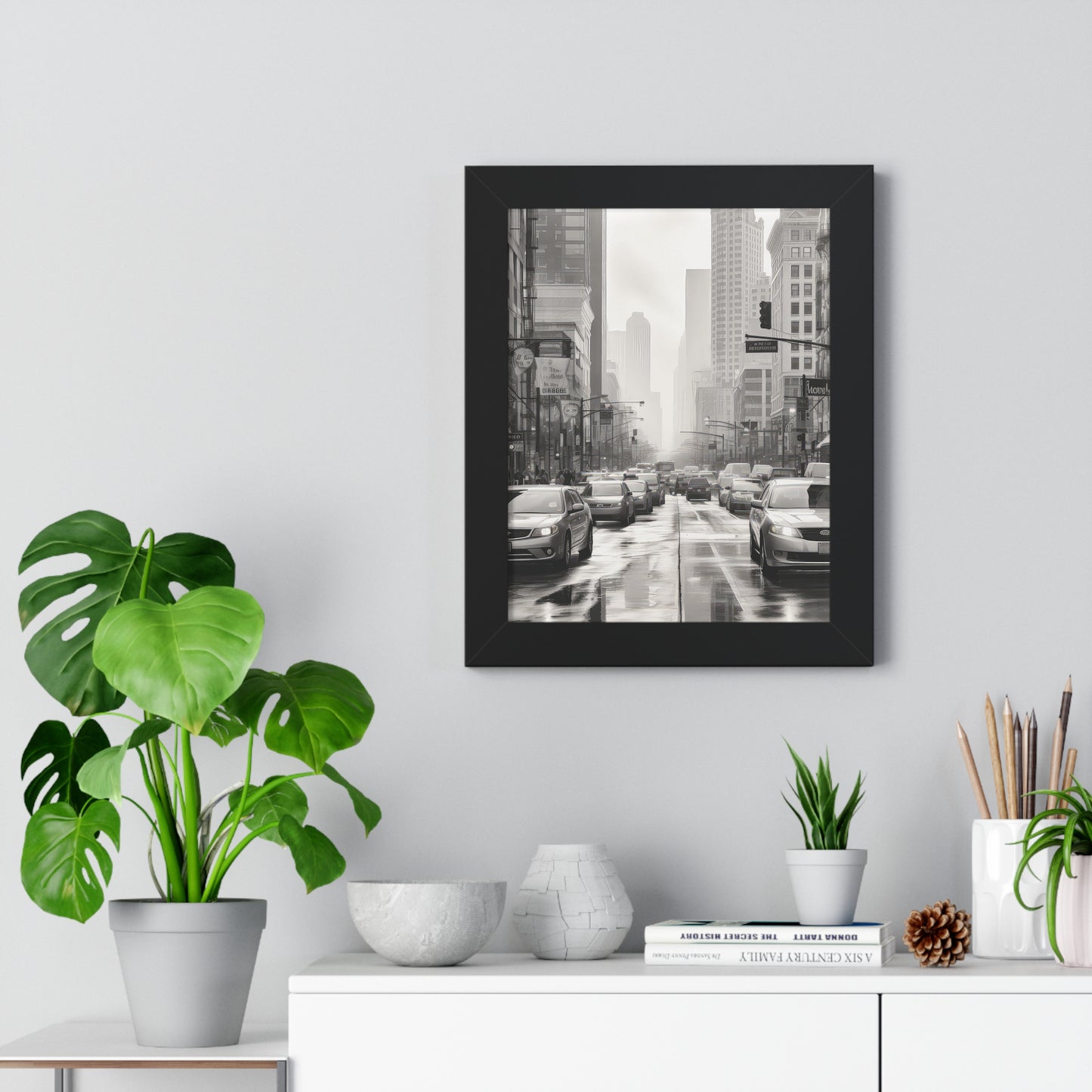Urban Pulse - The Cityscape Collection - Framed Vertical Poster