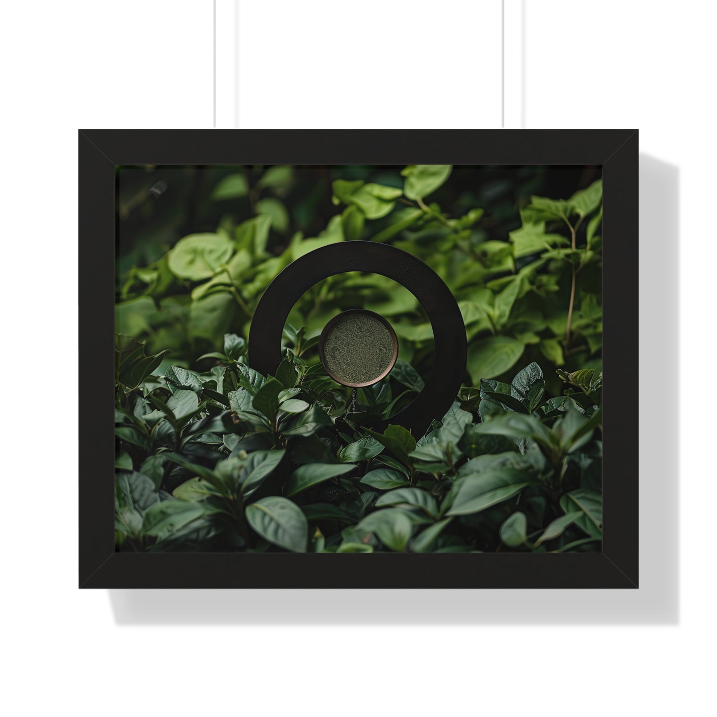 Nature's Timepiece - Contemporary Gnomon Art Frame | Framed Horizontal Poster