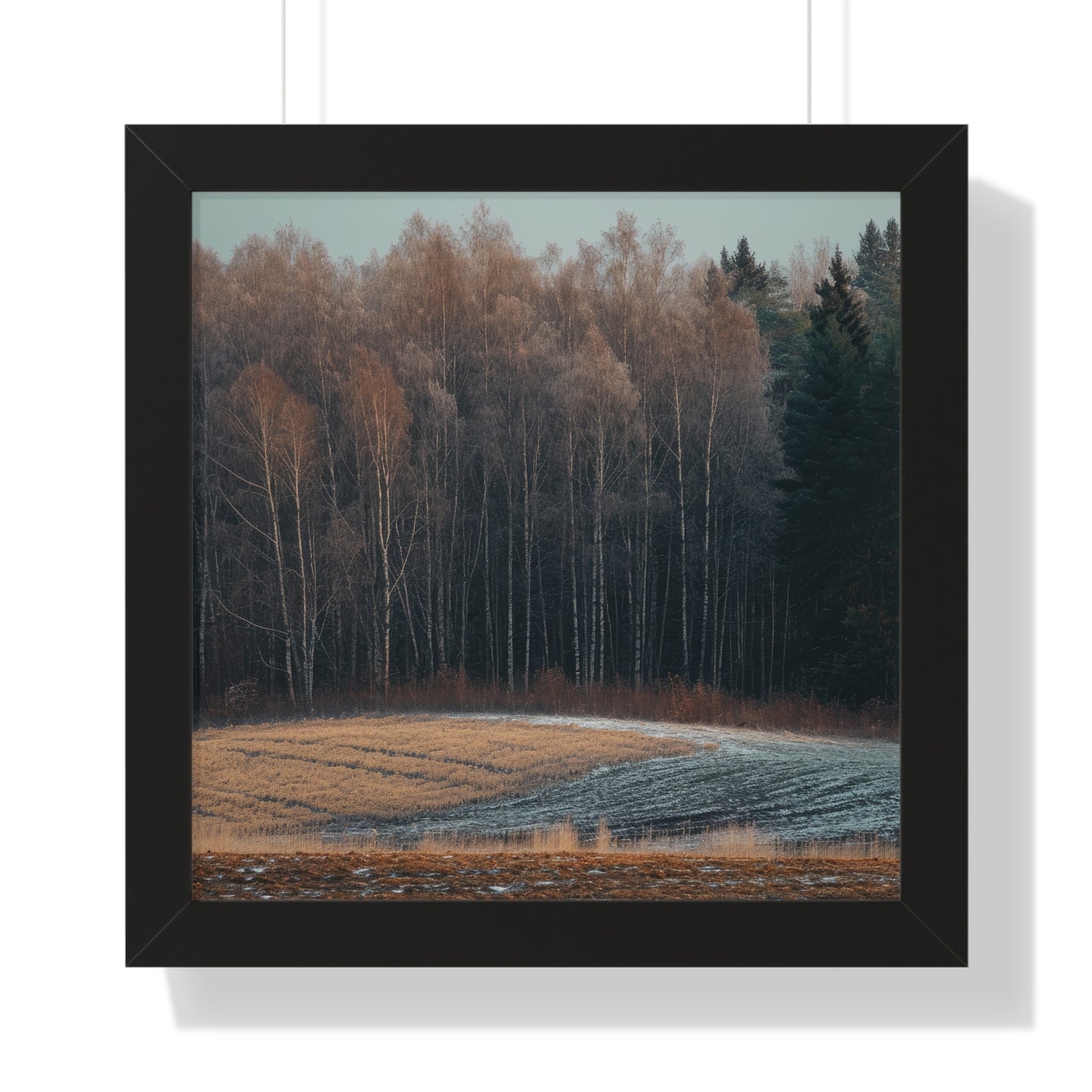 Winter's Edge - Crisp Dawn Art Frame | Framed Horizontal Poster