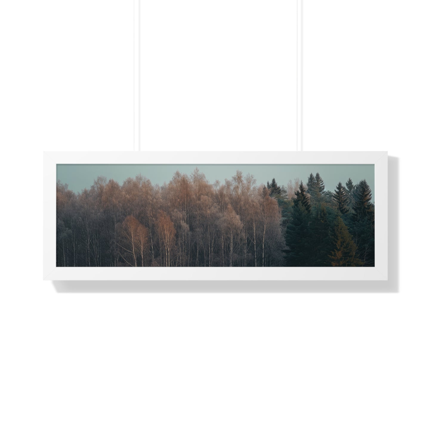 Winter's Edge - Crisp Dawn Art Frame | Framed Horizontal Poster