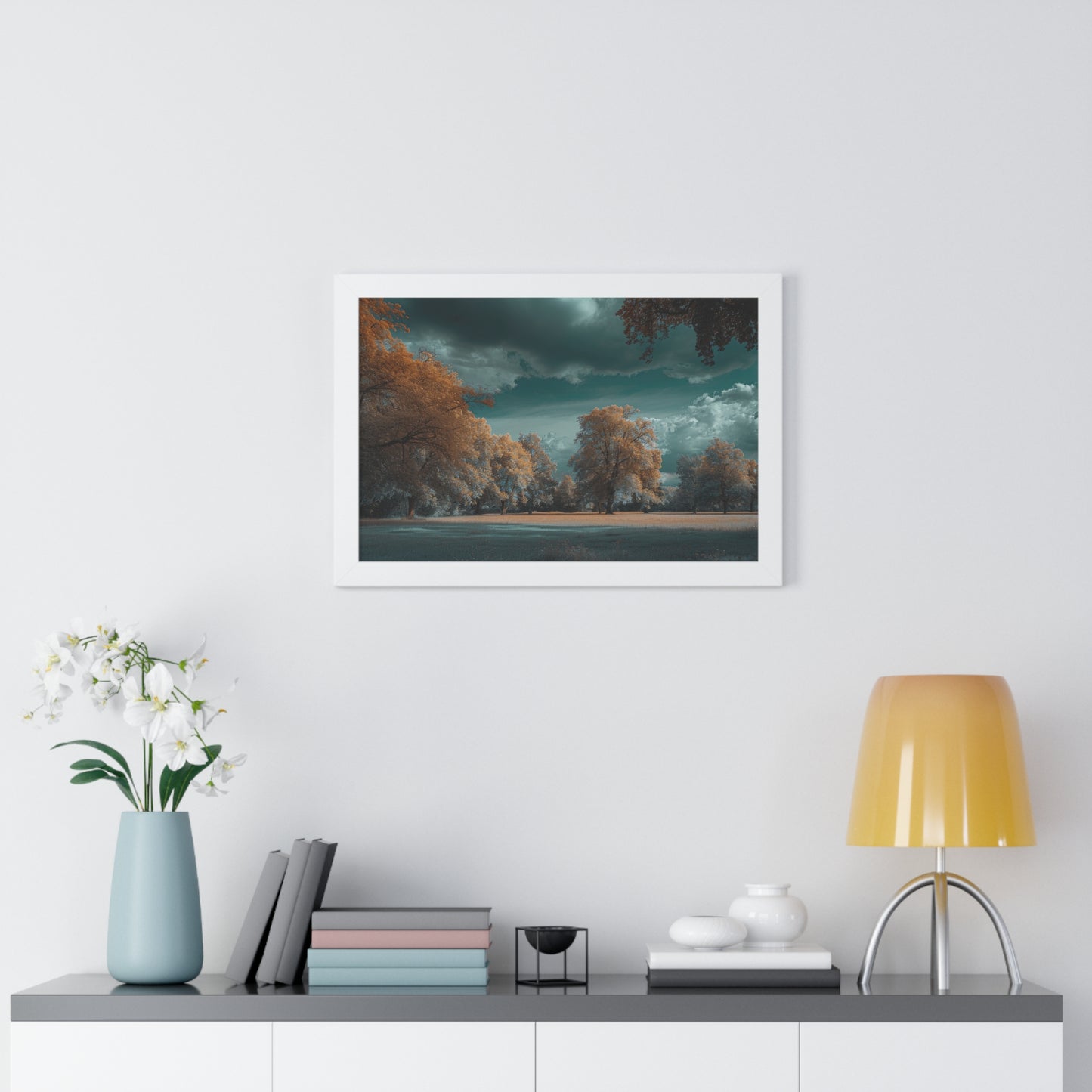 Whispers of Autumn - Enchanted Park Art Frame | Framed Horizontal Poster