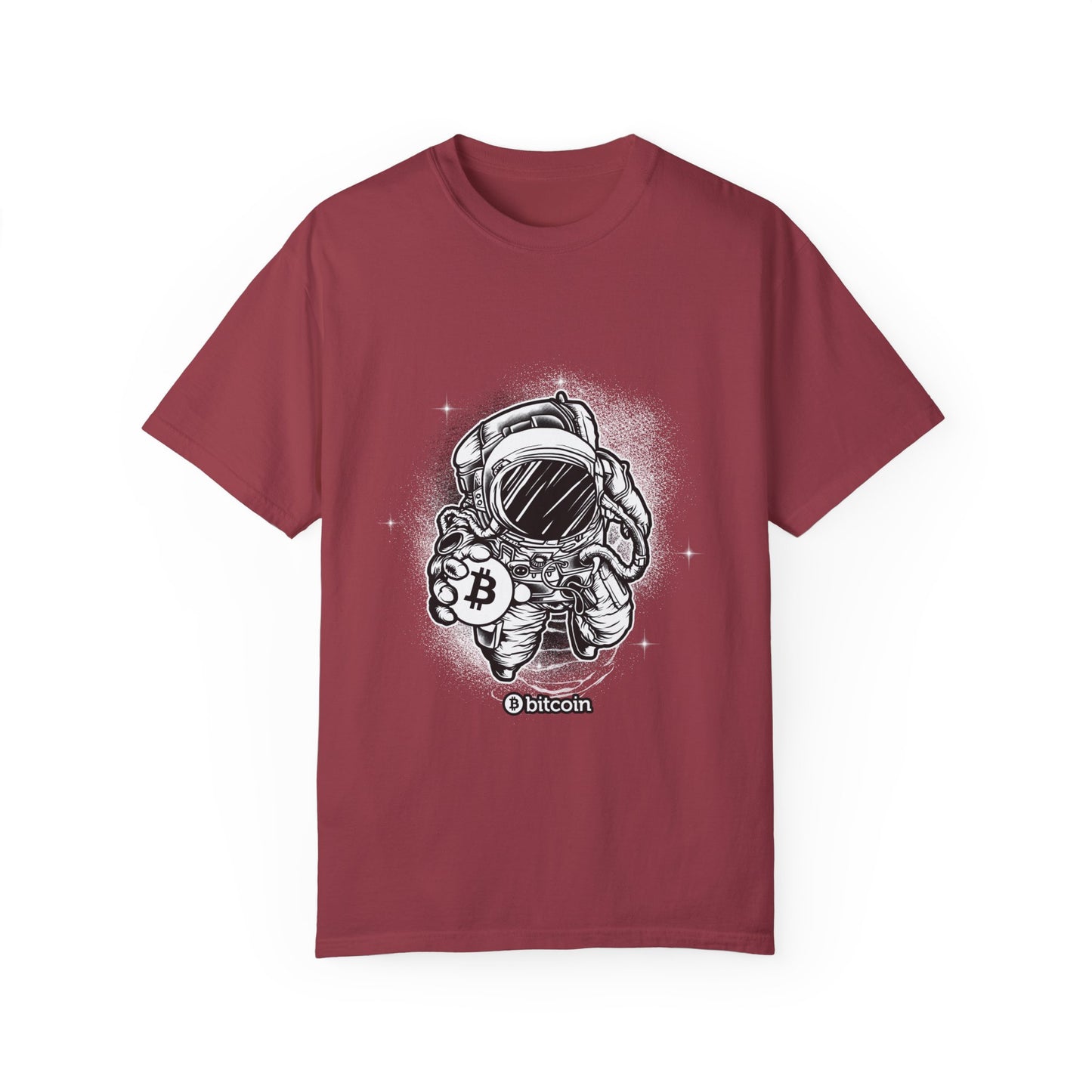 Cryptocurrency Astronaut Graphic Tee | Navy Crypto Space T-Shirt | XCalibre Designs