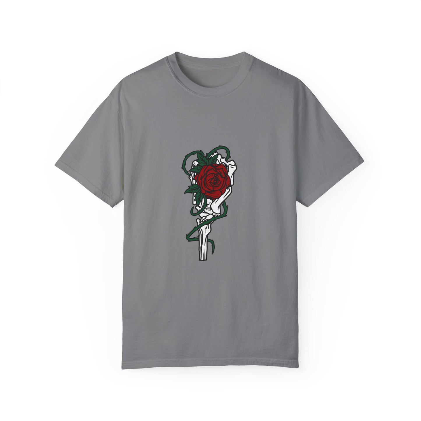 Rose and Dagger Graphic Tee | Black Romantic Gothic T-Shirt | XCalibre Designs