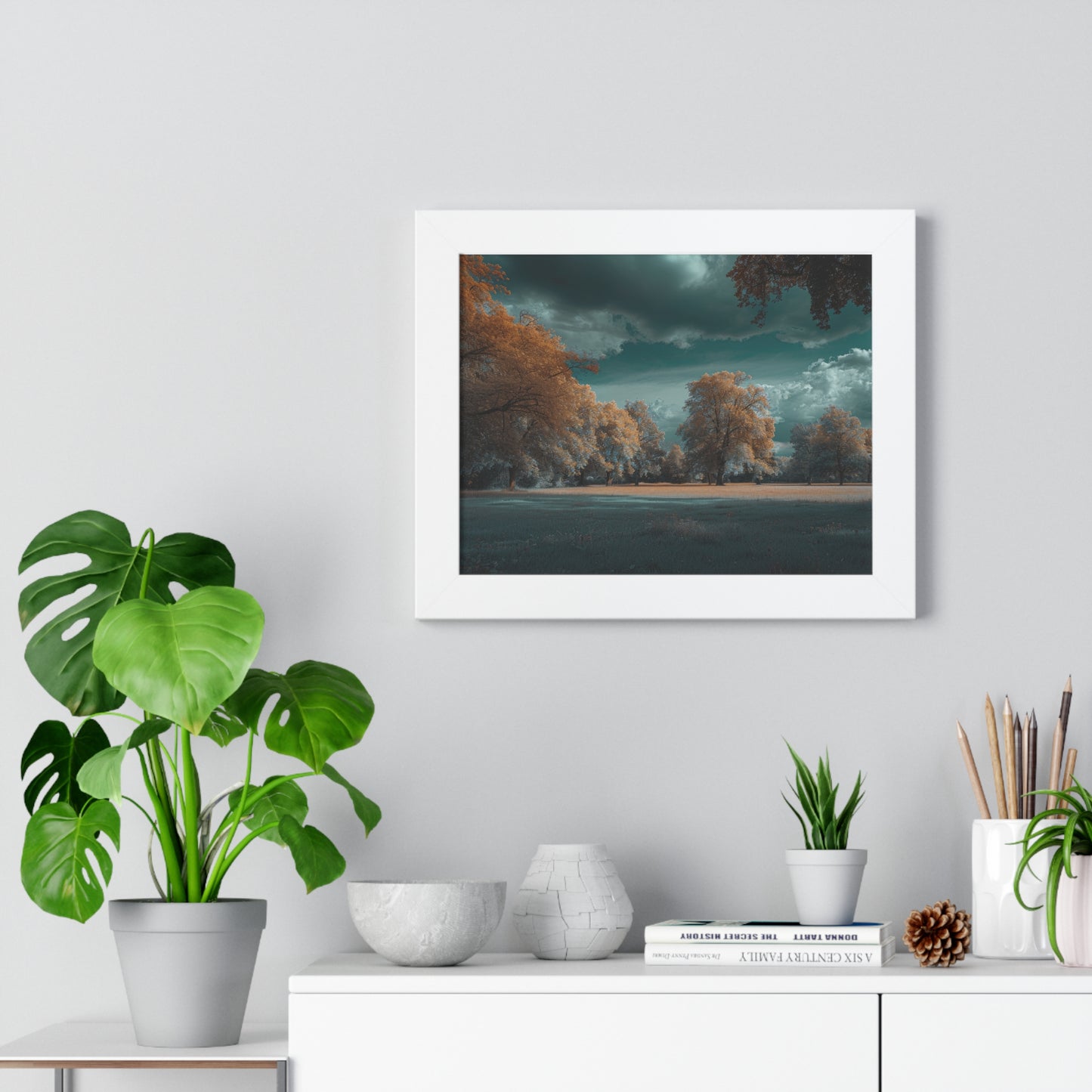 Whispers of Autumn - Enchanted Park Art Frame | Framed Horizontal Poster