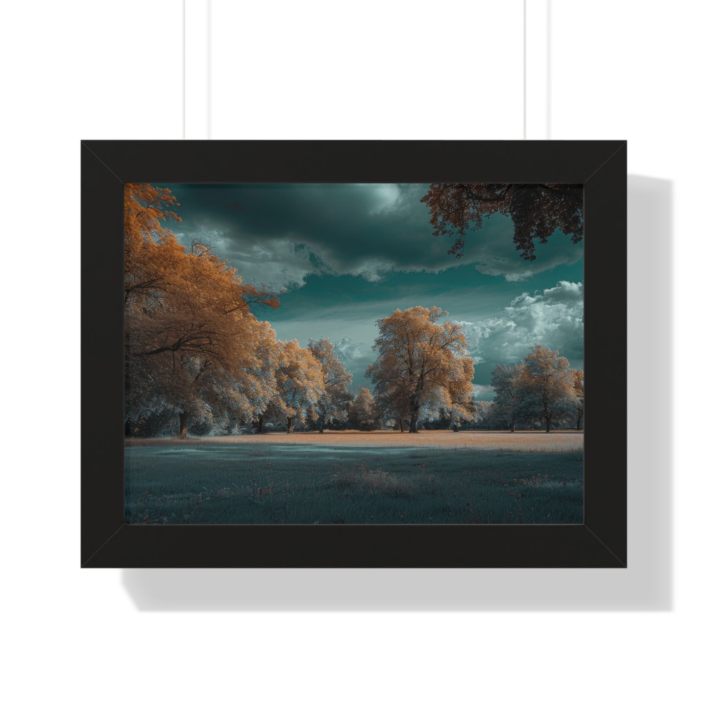 Whispers of Autumn - Enchanted Park Art Frame | Framed Horizontal Poster