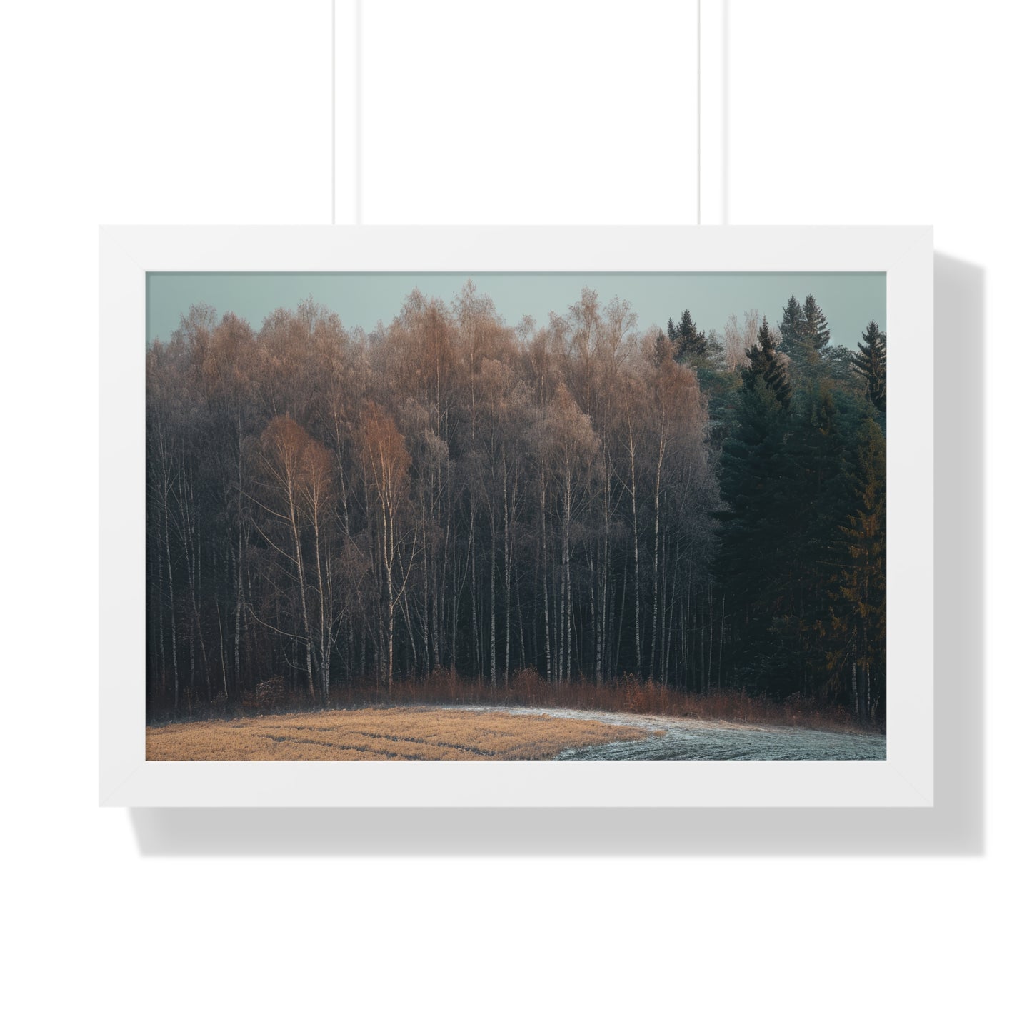 Winter's Edge - Crisp Dawn Art Frame | Framed Horizontal Poster