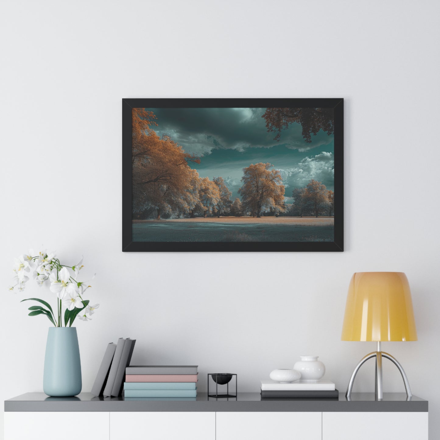 Whispers of Autumn - Enchanted Park Art Frame | Framed Horizontal Poster