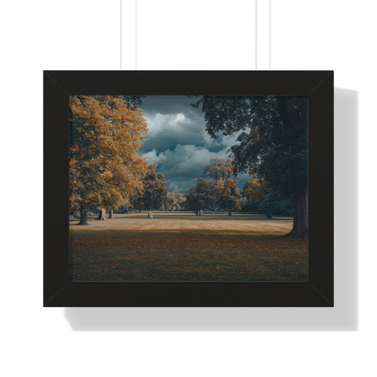 Autumn Whisper - Serene Landscape Art Frame | Framed Horizontal Poster