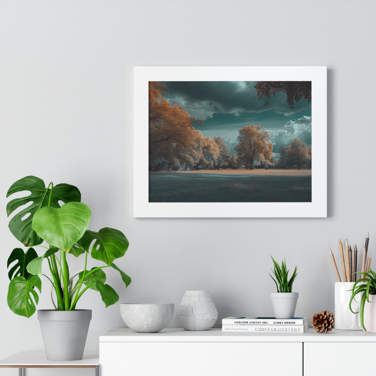 Whispers of Autumn - Enchanted Park Art Frame | Framed Horizontal Poster