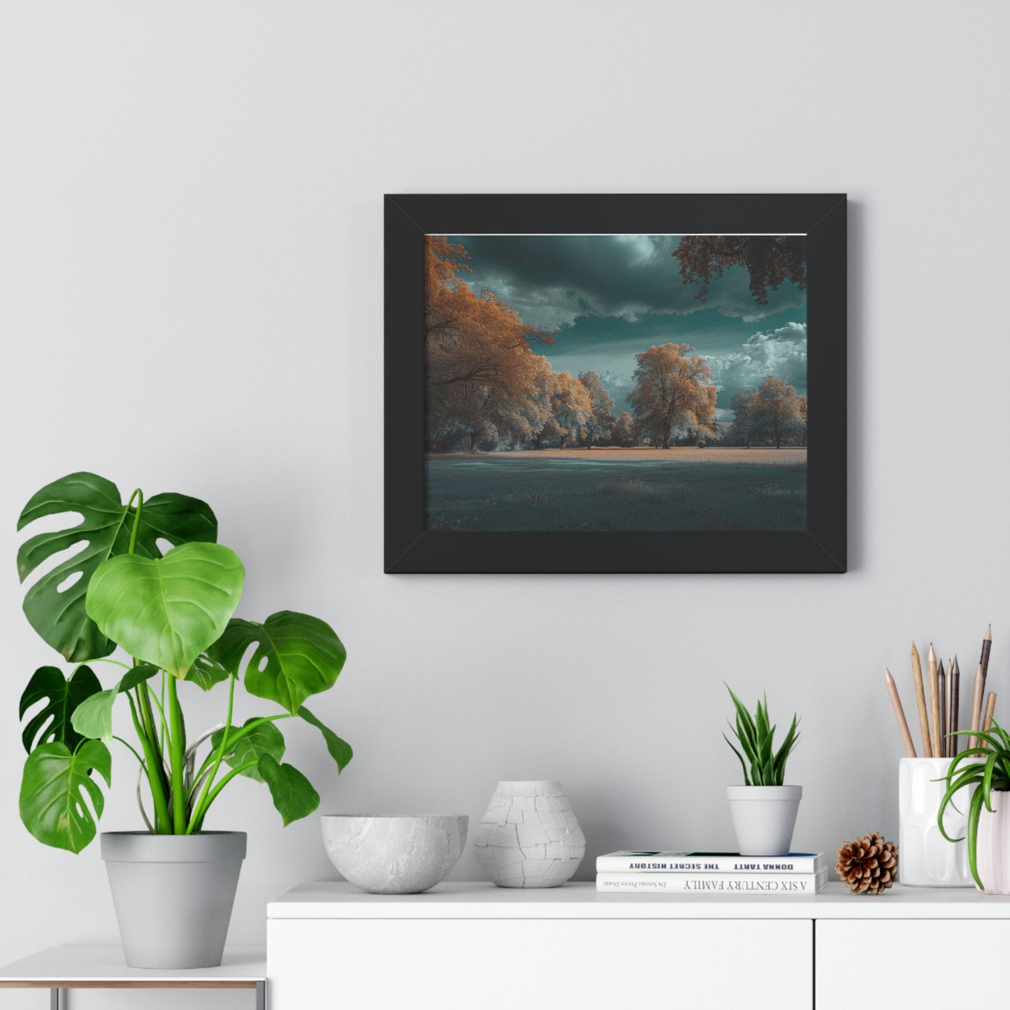 Whispers of Autumn - Enchanted Park Art Frame | Framed Horizontal Poster