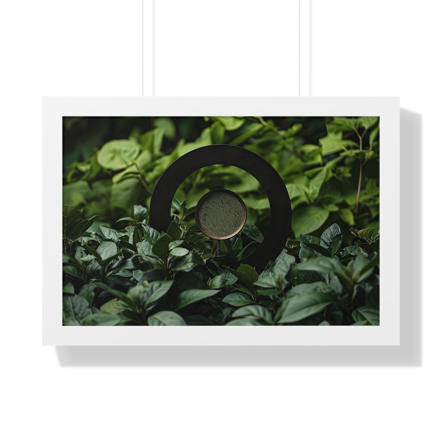 Nature's Timepiece - Contemporary Gnomon Art Frame | Framed Horizontal Poster