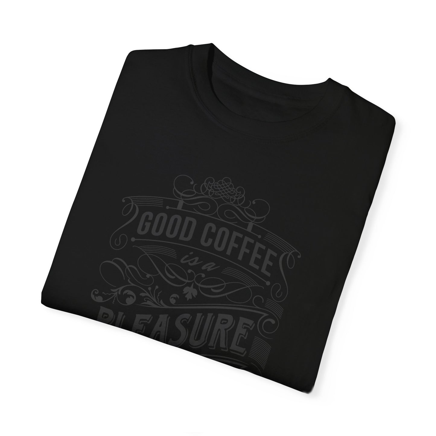 Coffee and Friendship Quote Tee | White Typographic T-Shirt | XCalibre Designs