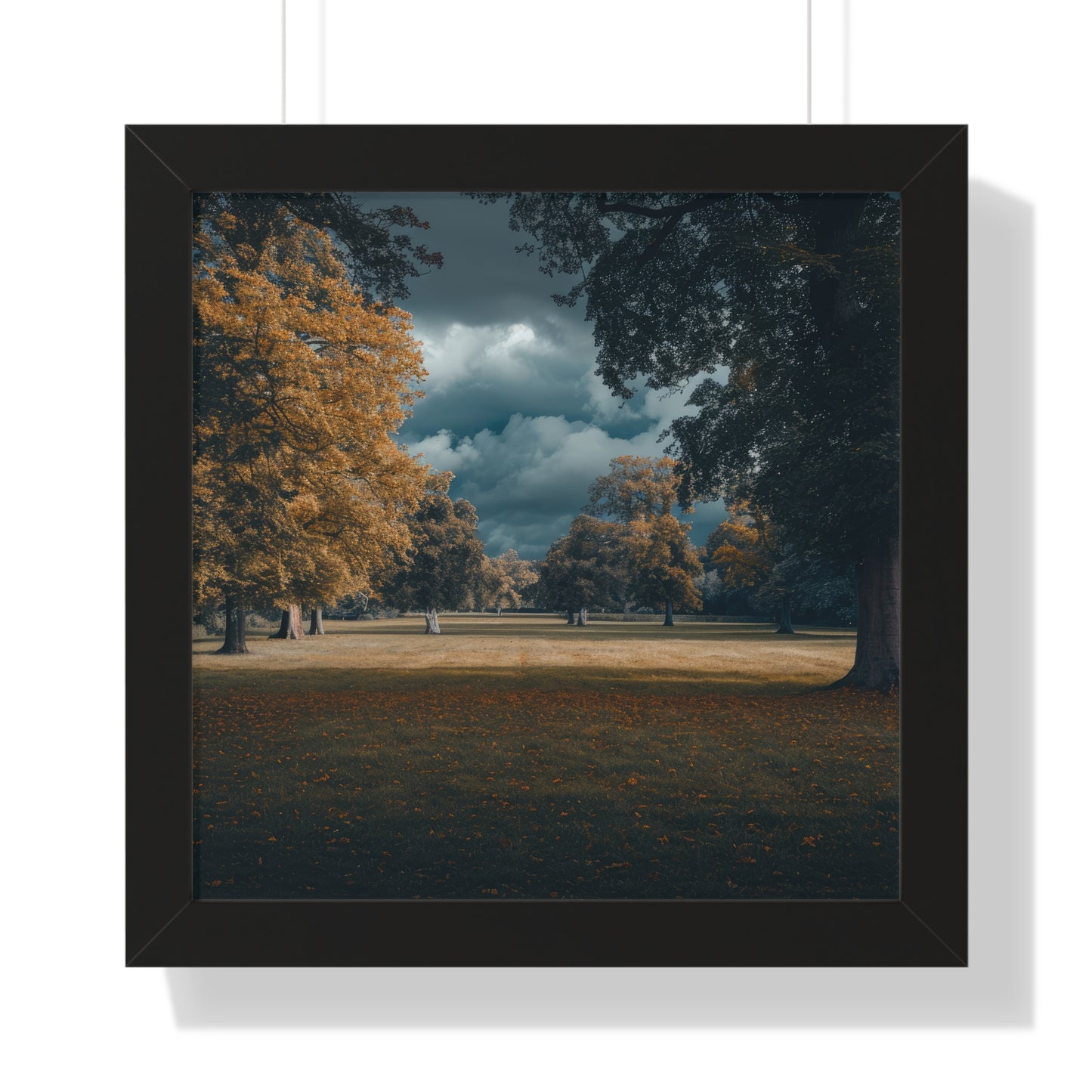 Autumn Whisper - Serene Landscape Art Frame | Framed Horizontal Poster