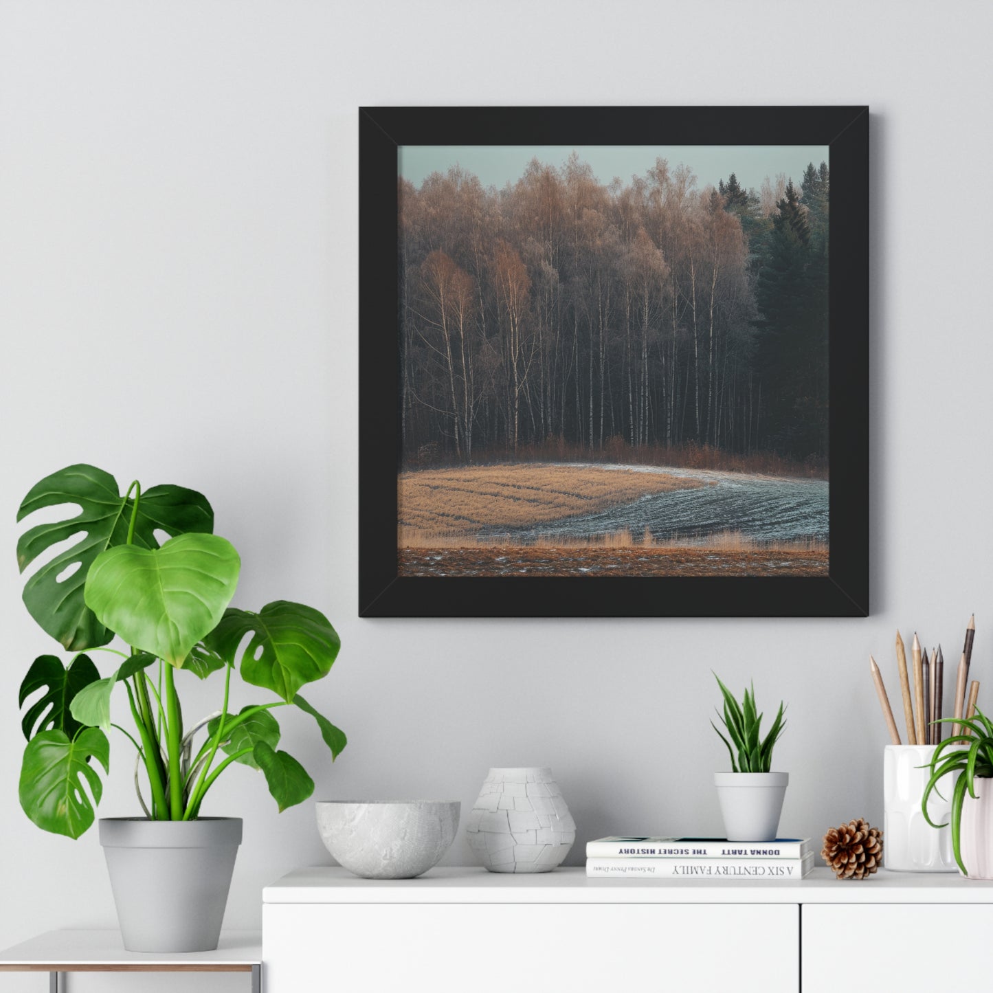 Winter's Edge - Crisp Dawn Art Frame | Framed Horizontal Poster