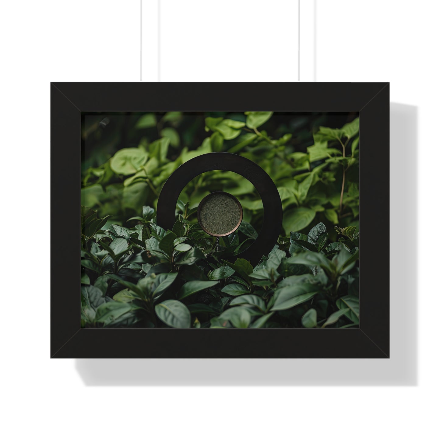 Nature's Timepiece - Contemporary Gnomon Art Frame | Framed Horizontal Poster