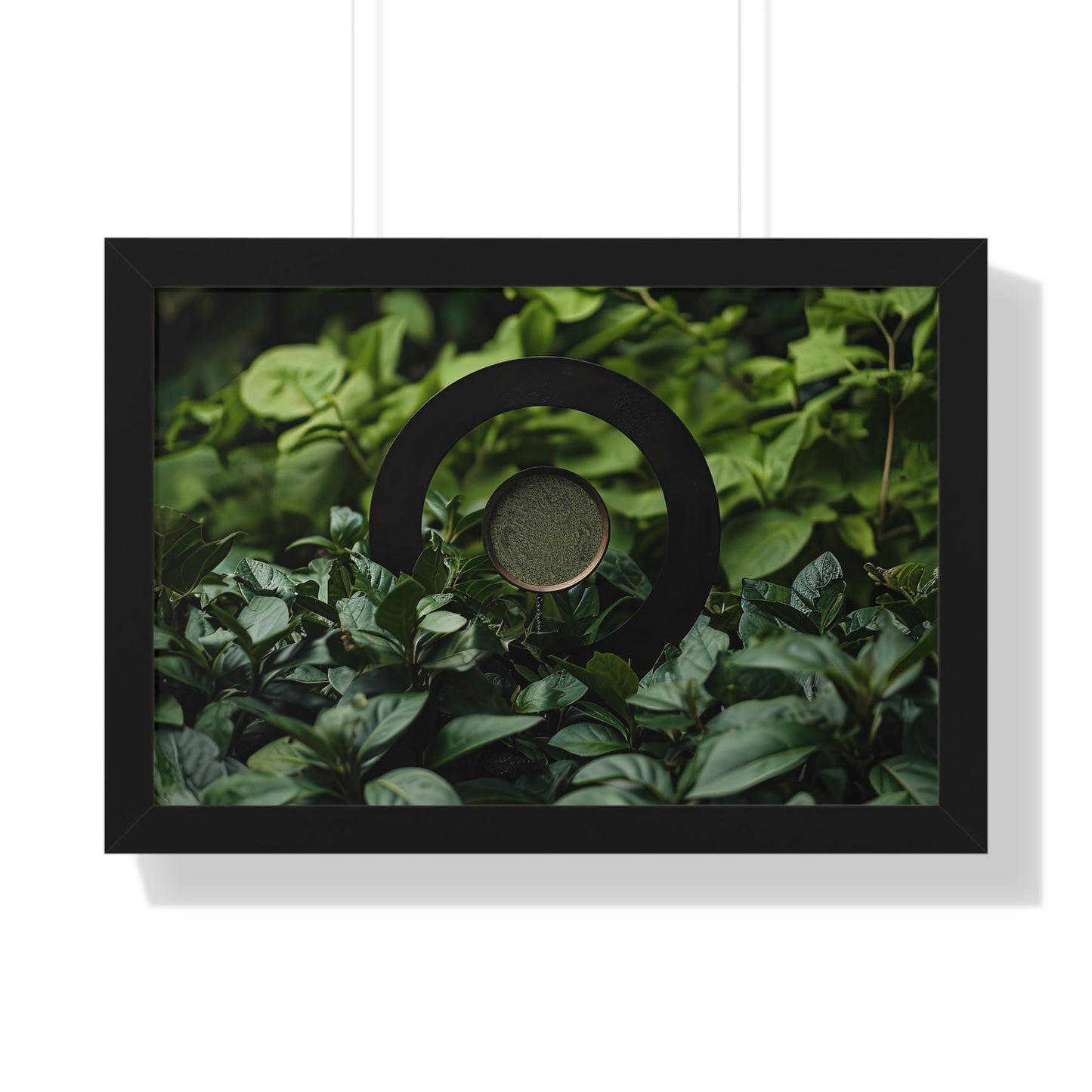 Nature's Timepiece - Contemporary Gnomon Art Frame | Framed Horizontal Poster