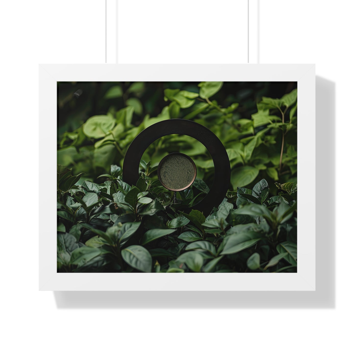 Nature's Timepiece - Contemporary Gnomon Art Frame | Framed Horizontal Poster