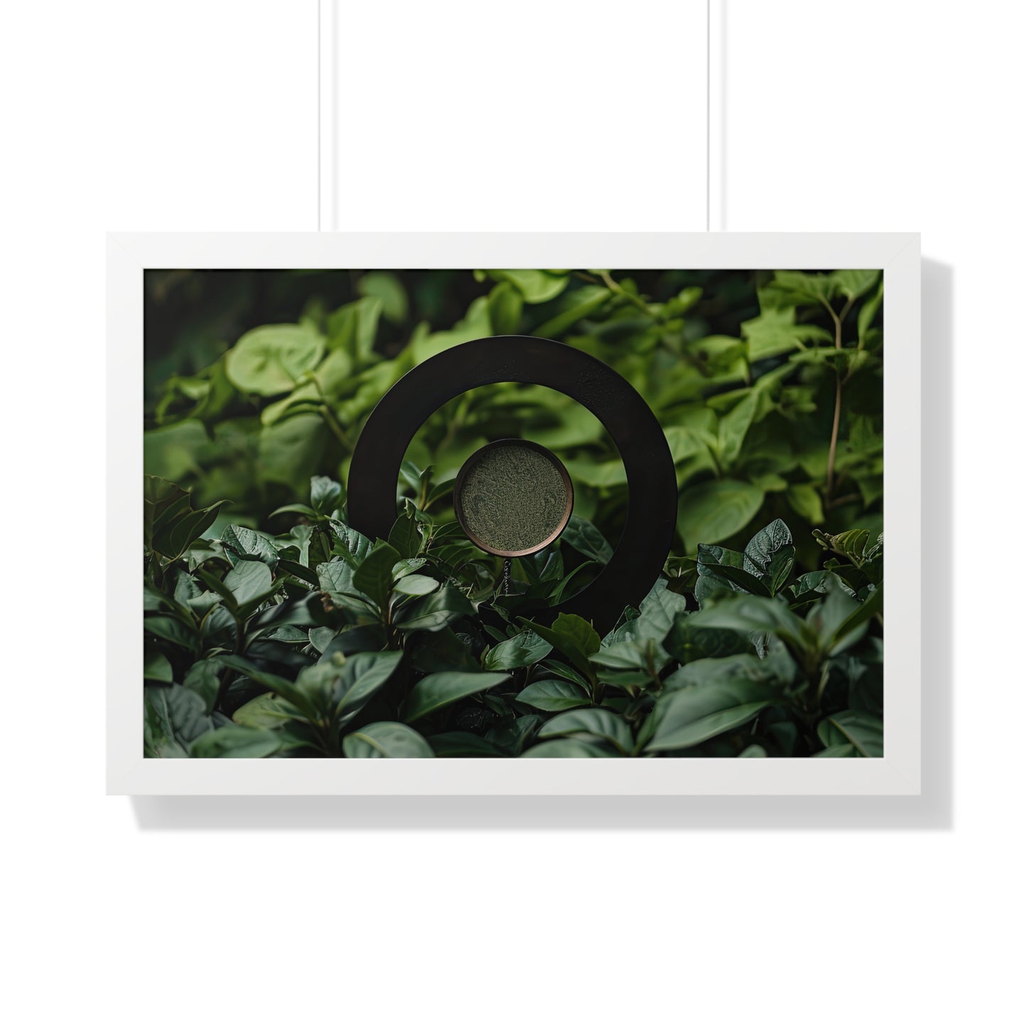 Nature's Timepiece - Contemporary Gnomon Art Frame | Framed Horizontal Poster