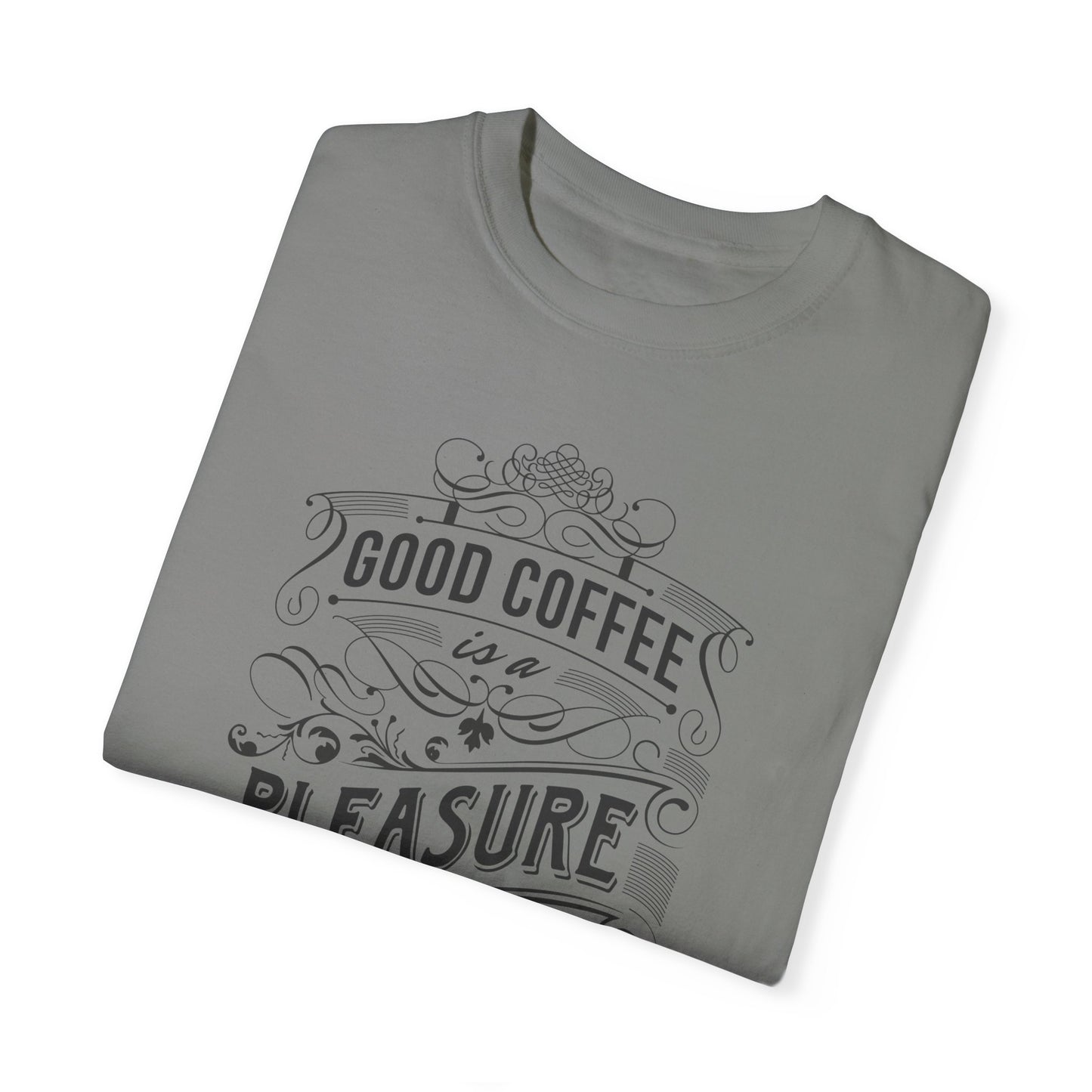 Coffee and Friendship Quote Tee | White Typographic T-Shirt | XCalibre Designs