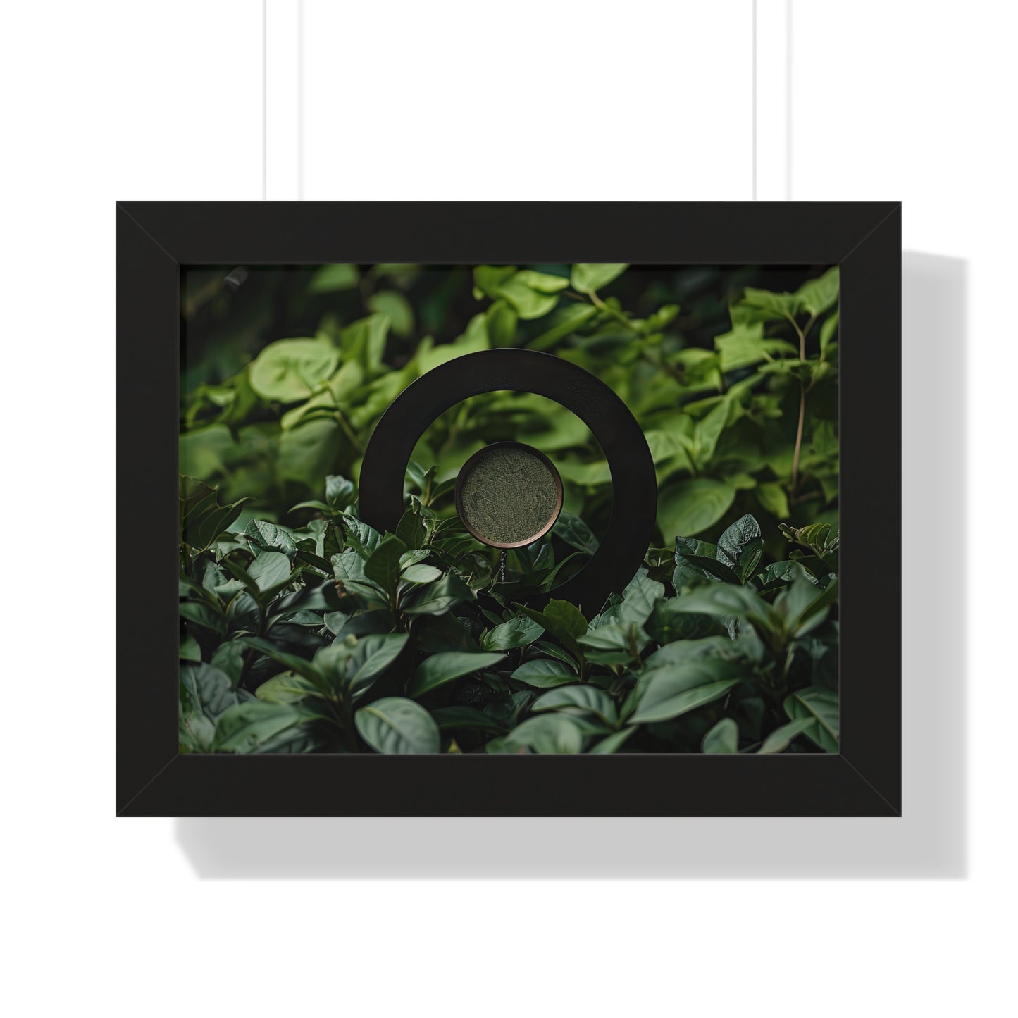 Nature's Timepiece - Contemporary Gnomon Art Frame | Framed Horizontal Poster